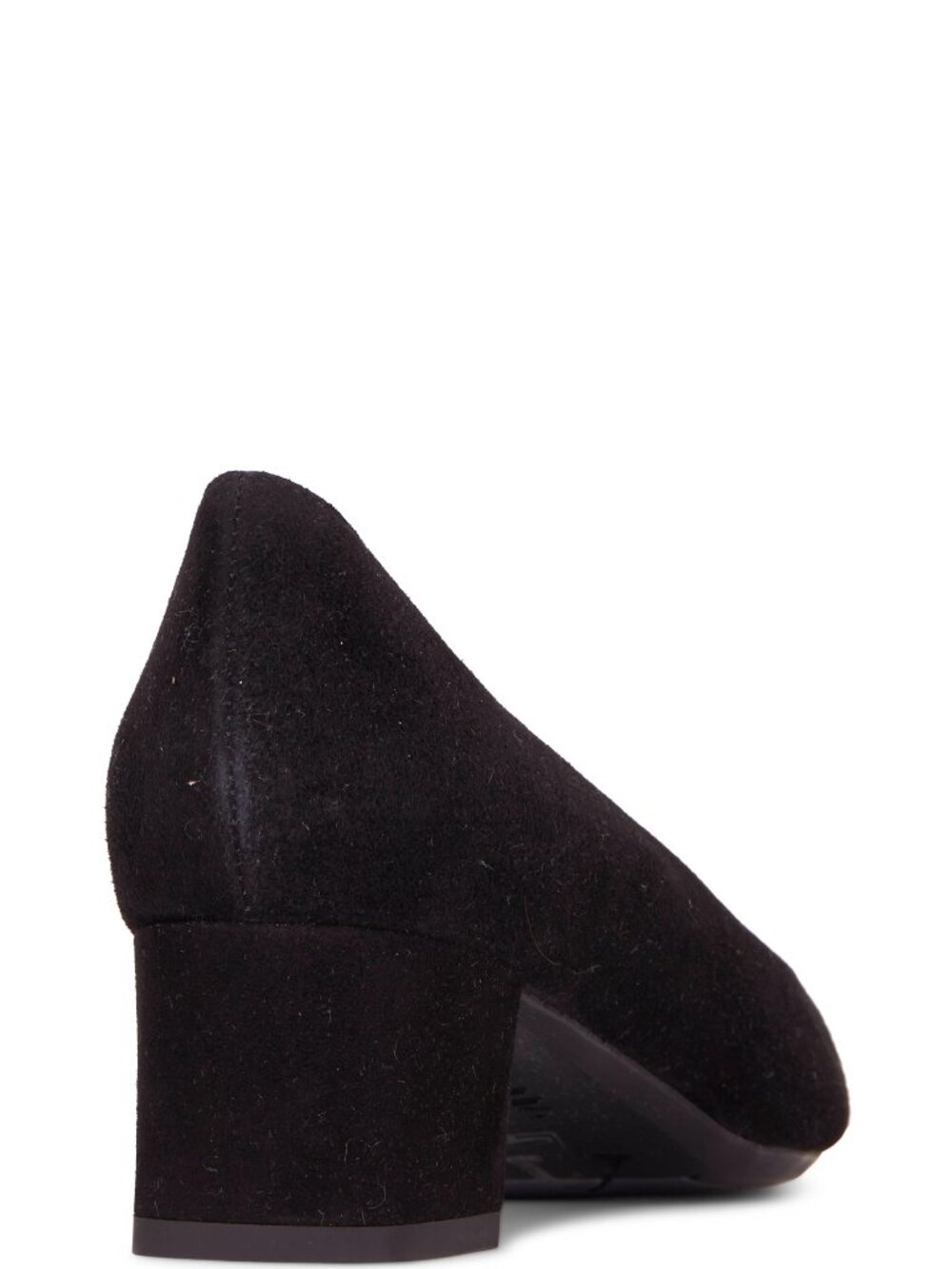 EUC Aquatalia Pasha 40mm Block Heel Pumps in Black Suede Sz 7.5 / EU 38 - Picture 5 of 13